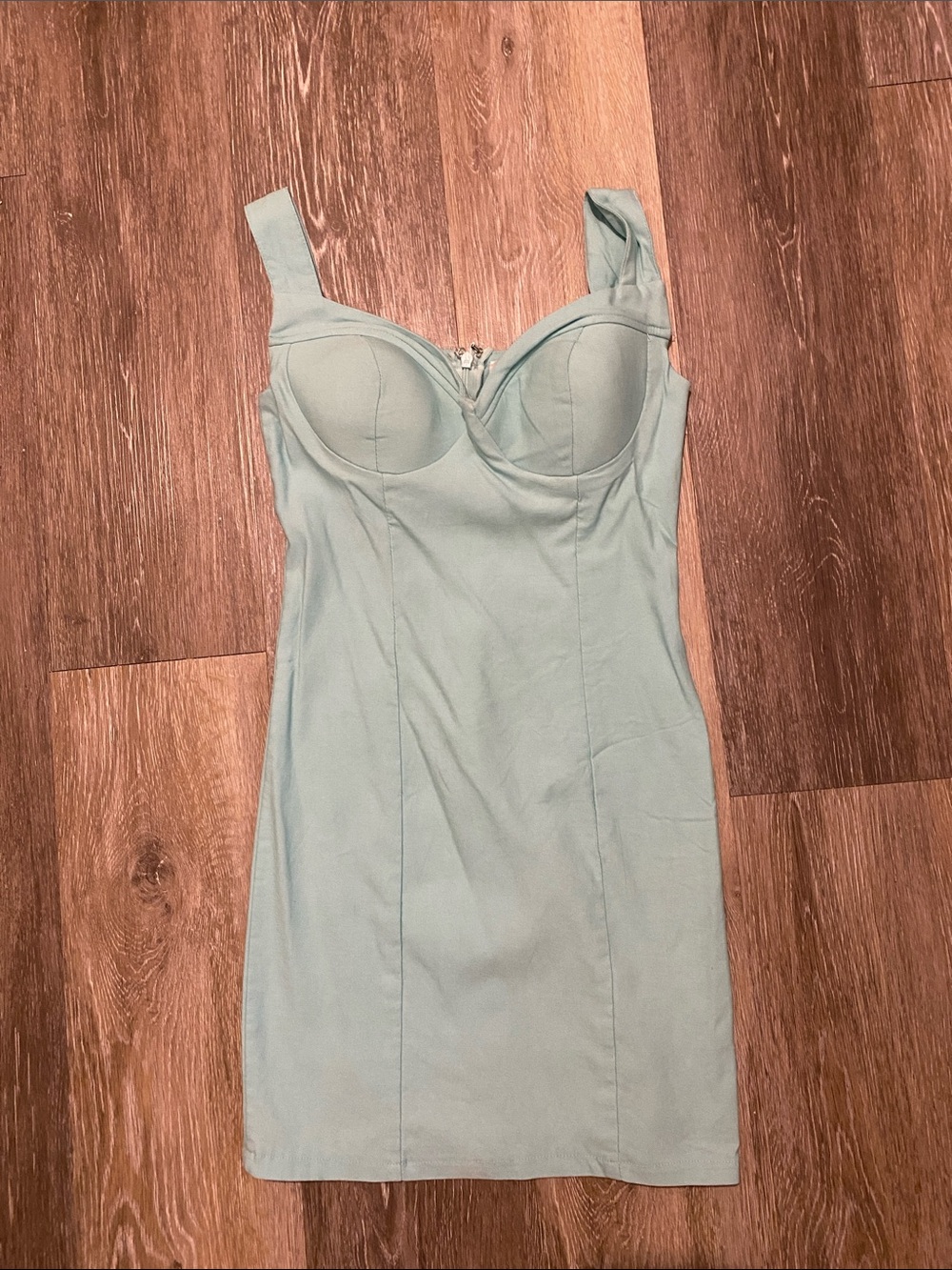 Y2K Teal Mini Dress